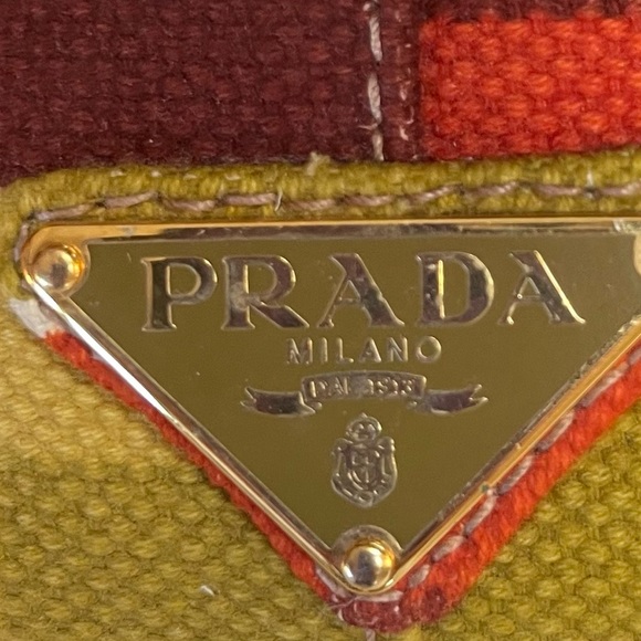 Prada Canapa Stampata Giallo Soho Tote - Picture 5 of 9